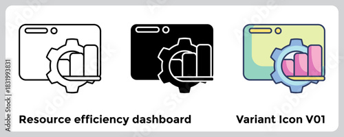 Resource efficiency dashboard