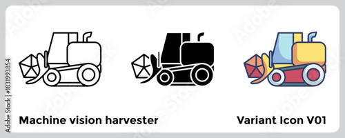 Machine vision harvester