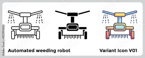 Automated weeding robot