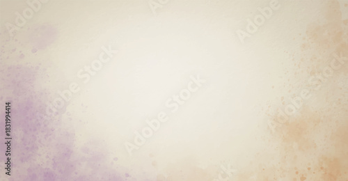 Abstract watercolor art background template. purple orange brown watercolor backdrop empty space for text, banner, presentation or product display graphic design