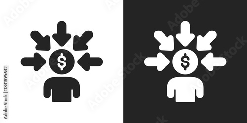 Opportunities Icon In Black And White Glyph Style