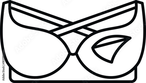 Bra as a fashion accessory and symbol of feminine support