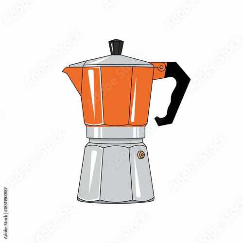 Classic italian stovetop espresso maker delivering rich and authentic flavor tradition