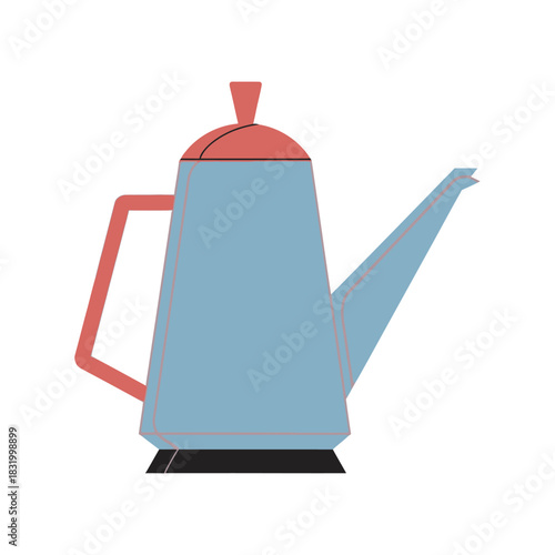 Whimsical teapot illustration in soft pastel shades evoking a sense of calm and cozy charm