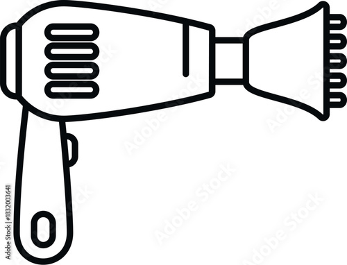 Hair dryer with a diffuser attachment for beauty and haircare styling