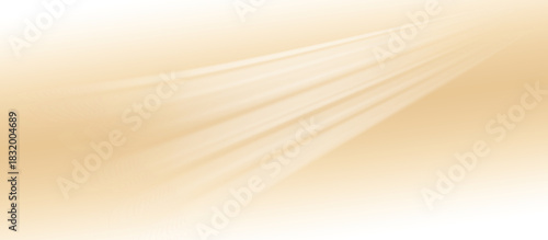 Light rays yellow overlay effect isolated on a transparent background 