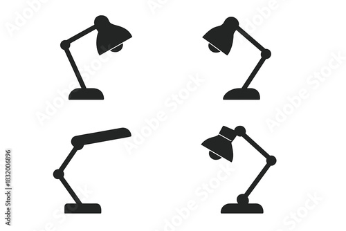 Varied desk lamps showcasing unique designs and styles ideal for office or home lighting