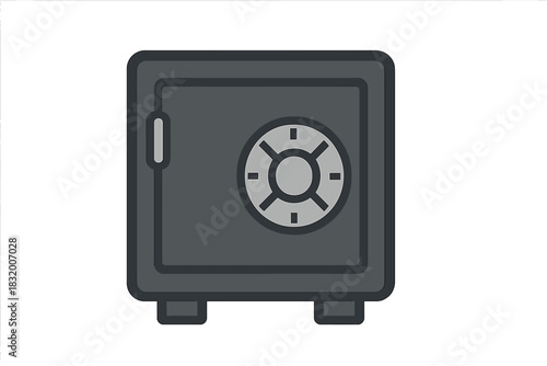 Secure and sturdy safe designed for protecting valuables at home or in the office