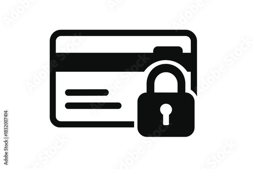 Secure payment methods use lock symbol to represent safety and trust in online transactions