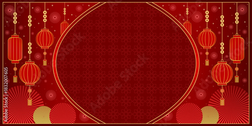 chinese new year background,frame,abstract oriental wallpaper, vector illustration