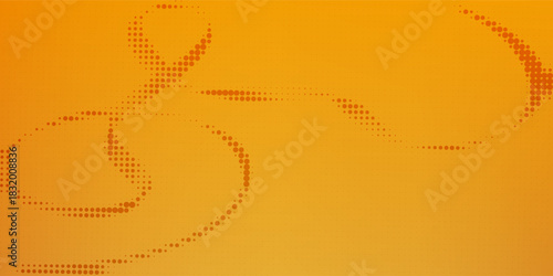 Yellow color comic background in pop art style, nice halftone gradation. Suitable for comics, prints, posters, etc.
