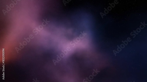 Cosmic Nebula Flow Overlay