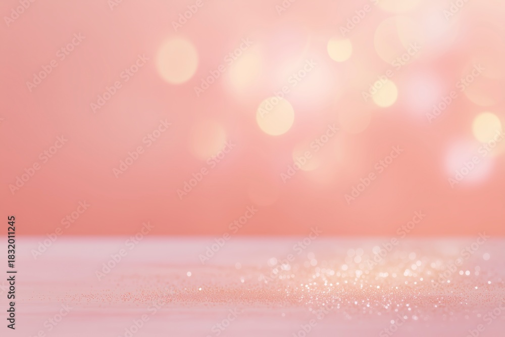Fototapeta premium Minimal Pastel Pink Christmas Background
