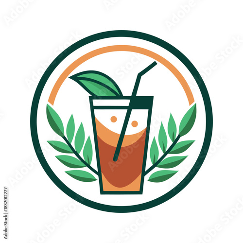 minimalist drinks logo