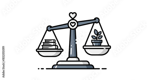 Balancing knowledge and nature: a conceptual illustration of education's harmony with environment