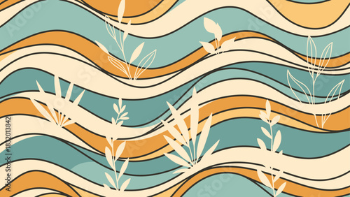 Abstract geometric composition featuring bold lines shapes and a vibrant color palette including red green blue yellow cyan and magenta suitable for modern graphic design projects