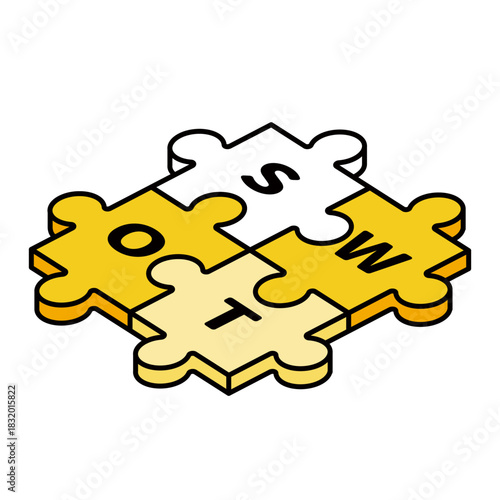 SWOT分析 / パズル