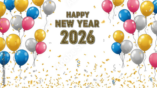 Welcoming the New Year: A Celebration of 2026 with Festive Balloons