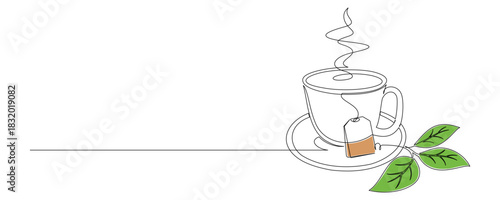 cup of tea line art style vector 6.eps