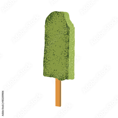 Japanese Matcha Green Tea Popsicle Stick