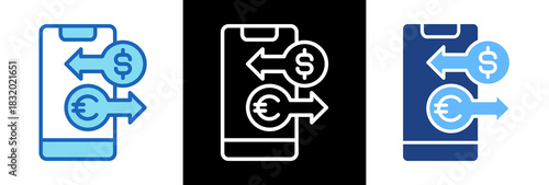 Borderless Transaction triplestyle icon