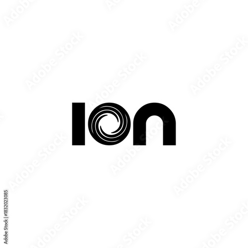 ion logo icon vector template