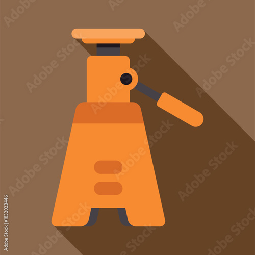 Jack stand providing safety and support during car service