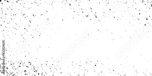 White, black dust overlay distress grungy grain, noise effect paint wall. small particles of debris and dust. crack and scratch dust paint concrete wall. subtle halftone grunge urban texture vector.