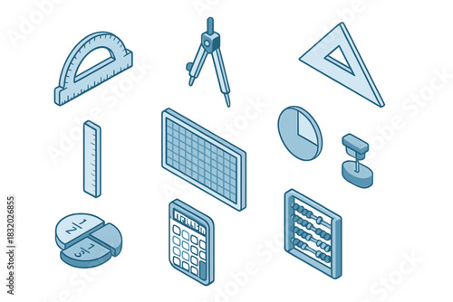 Tools for learning and measuring used in math, science, and engineering classes