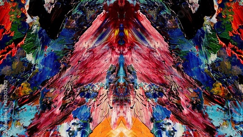Abstract art background . Hand painting artwork on canvas .