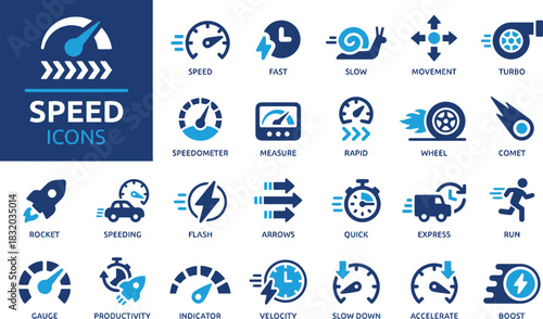 speed, fast, slow, rapid, quick, express, run, boost, turbo, movement, wheel, comet, rocket, speeding, flash, arrows, gauge, productivity, indicator, velocity, slow down, accelerate, meter, speedomete