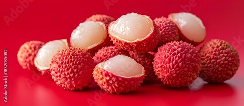 Fresh lychee pulp