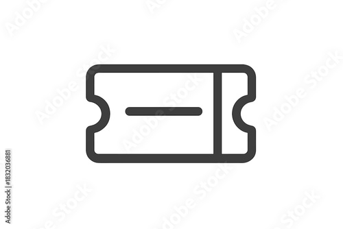 Event ticket design featuring a clean and simple layout ideal for various gatherings and occasions