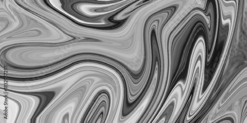 The texture of gray and black marble pattern modern style Liquid background .Liquid gray abstract background vector , illustration Abstract color acrylic pours liquid marble surface design.
