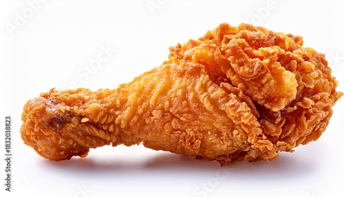 ory crispy drumstick fried chicken isolated on white background