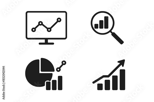 Data analysis tools for business growth using charts and graphs to visualize trends for informed decision making