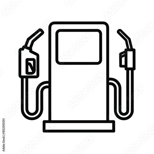 Gas Pump Line Icon