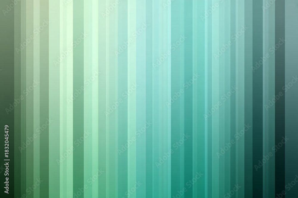 Obraz premium abstract vertical stripes in cool green and blue tones