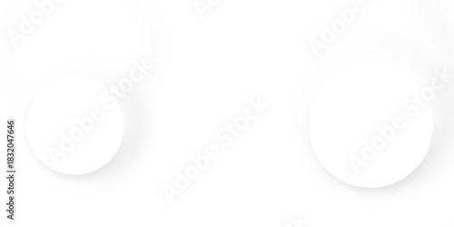 White and grey abstract modern circle background. abstract white circle shape with digital hi tech concept background technology. Presentation slide template. Glowing circle lines design .