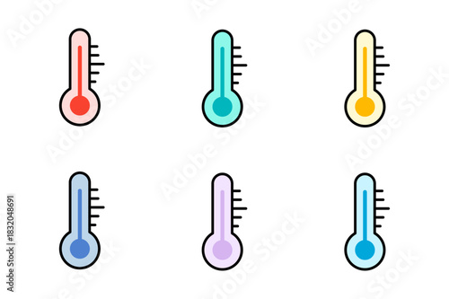Thermometer icon illustration