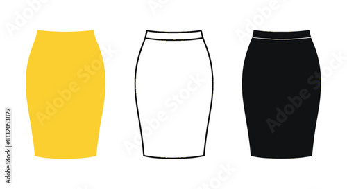 Shop pencil skirt fashion style elegant outfit for women online