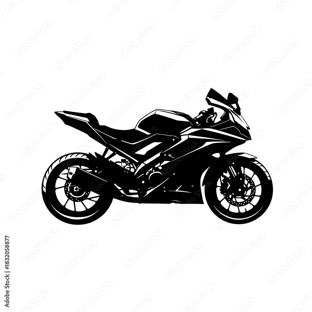 Obraz premium motorcycle vector illustration