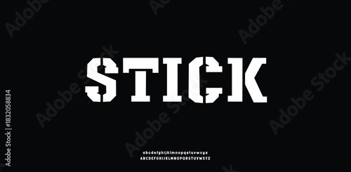 Modern Bold Font. Sans Serif Font. Regular Italic Uppercase Lowercase Typography urban style alphabet fonts for fashion, sport, technology, digital