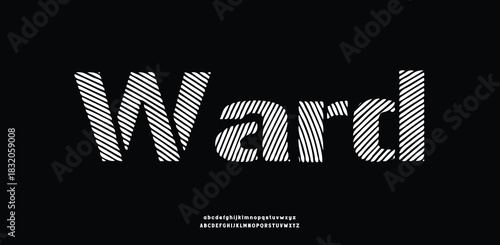 Hiragana Font. Perfect Asian Japanese modern style vector type font. Typography of Japanese or Chinese modern type fonts. Calligraphy in Asian. can use to Title cover, film, book, graphic and manymore