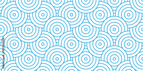 Vector minimal overlapping blue repeating overlap fabric floral ornament fashion. abstract pattern creative textile design. seamless diamond geometric tiles background.	