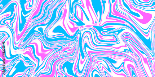 Multicolor digital background. Fluid art painting. Mixed blue, pink, yellow and green paint. transcending boundaries with artistic expression liquid glossy marble background with colorful patterns .
