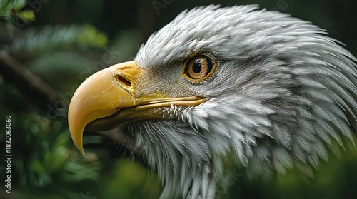 Majestic Bald Eagle Portrait Wildlife Raptor Bird of Prey