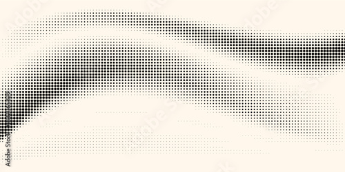 Hexagon Shapes Vector Abstract Geometric Technology Oscillation Wave Isolated on Light Background. Print