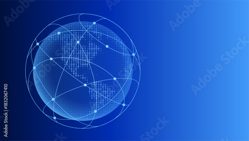 Business concept of Global network connection