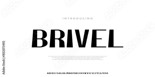 Modern Bold Sanserif Font for Brand